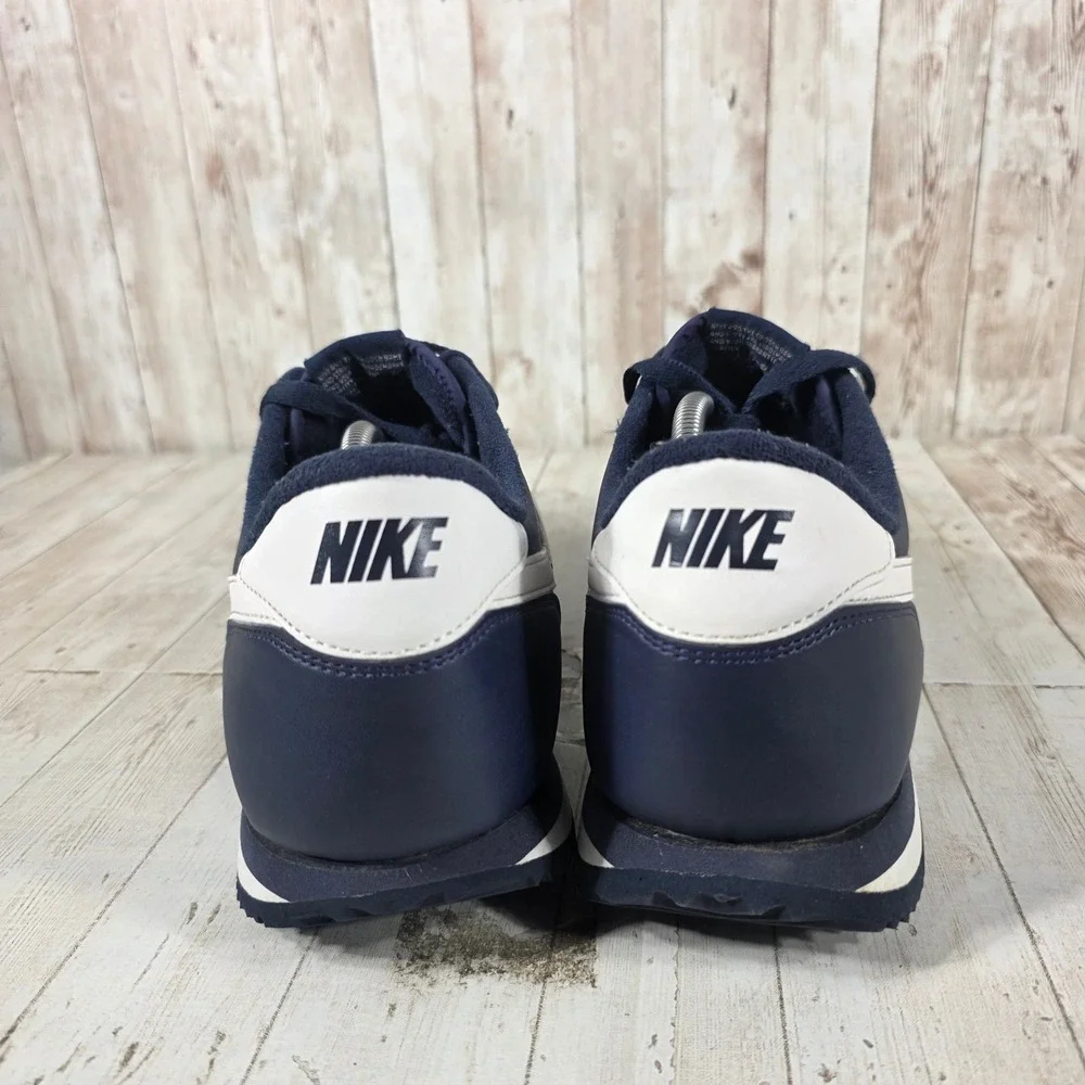 Nike Cortez Basic Leather Midnight Navy White Mens 12.5 316418-402 Low Top‎